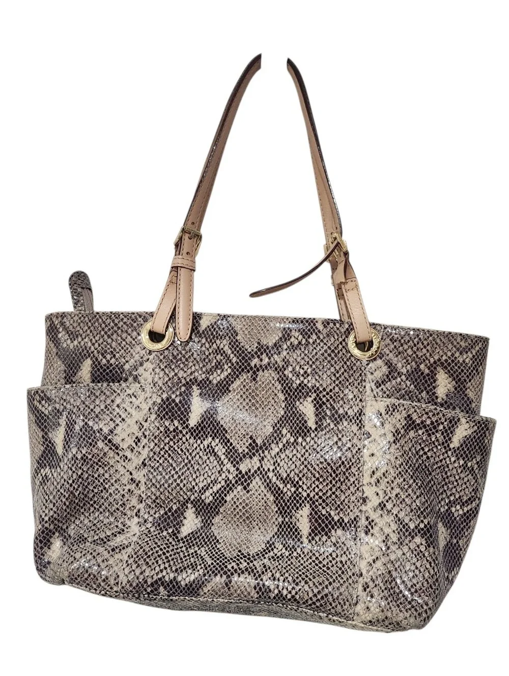 Michael Kors Tote Bag Snakeprint Leather